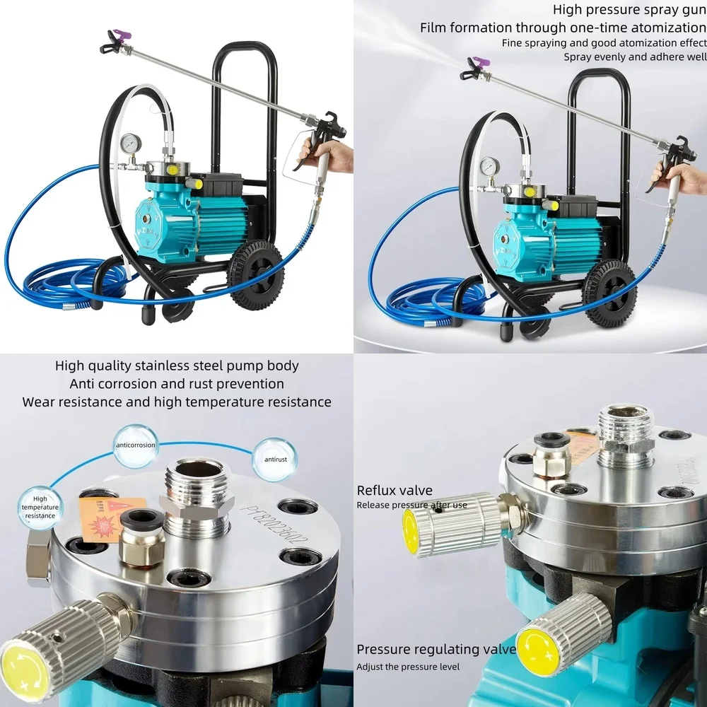 

High Power Airless Diaphragm Sprayer Electric Multifunctional Paint for NEOBRISKEN for DIY Home Renovation Painting