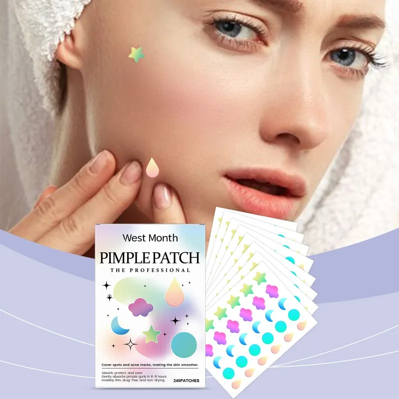 Colored Acne Covering Patch Invisible Removal Pimple Gentle Covering Acne Care Breathable Waterproof Repair for Facial Skin