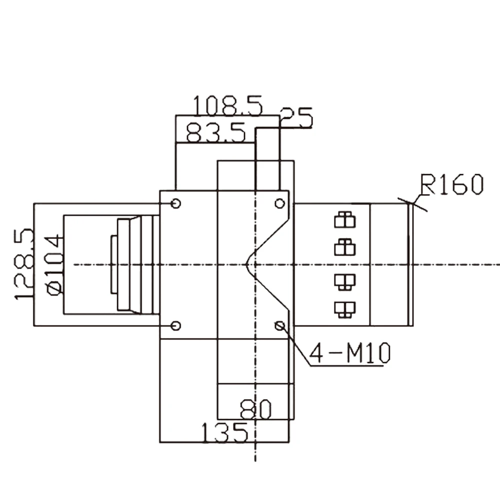 Caminhão de paletes elétrico 0,75KW DC 250*80mm Unidade de roda horizontal Conjunto de motor DC