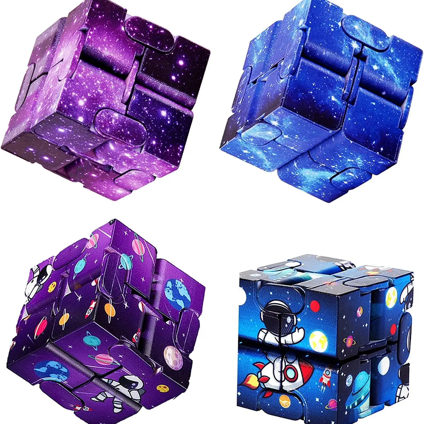 Unendlichkeit Zauberwürfel Sternenhimmel Quadratisches Puzzle Spielzeug Vier-Ecken-Labyrinth Spielzeug Kinder Erwachsene Dekompression Entspannende Hand-Held für HINZUFÜGEN – Detail 1
