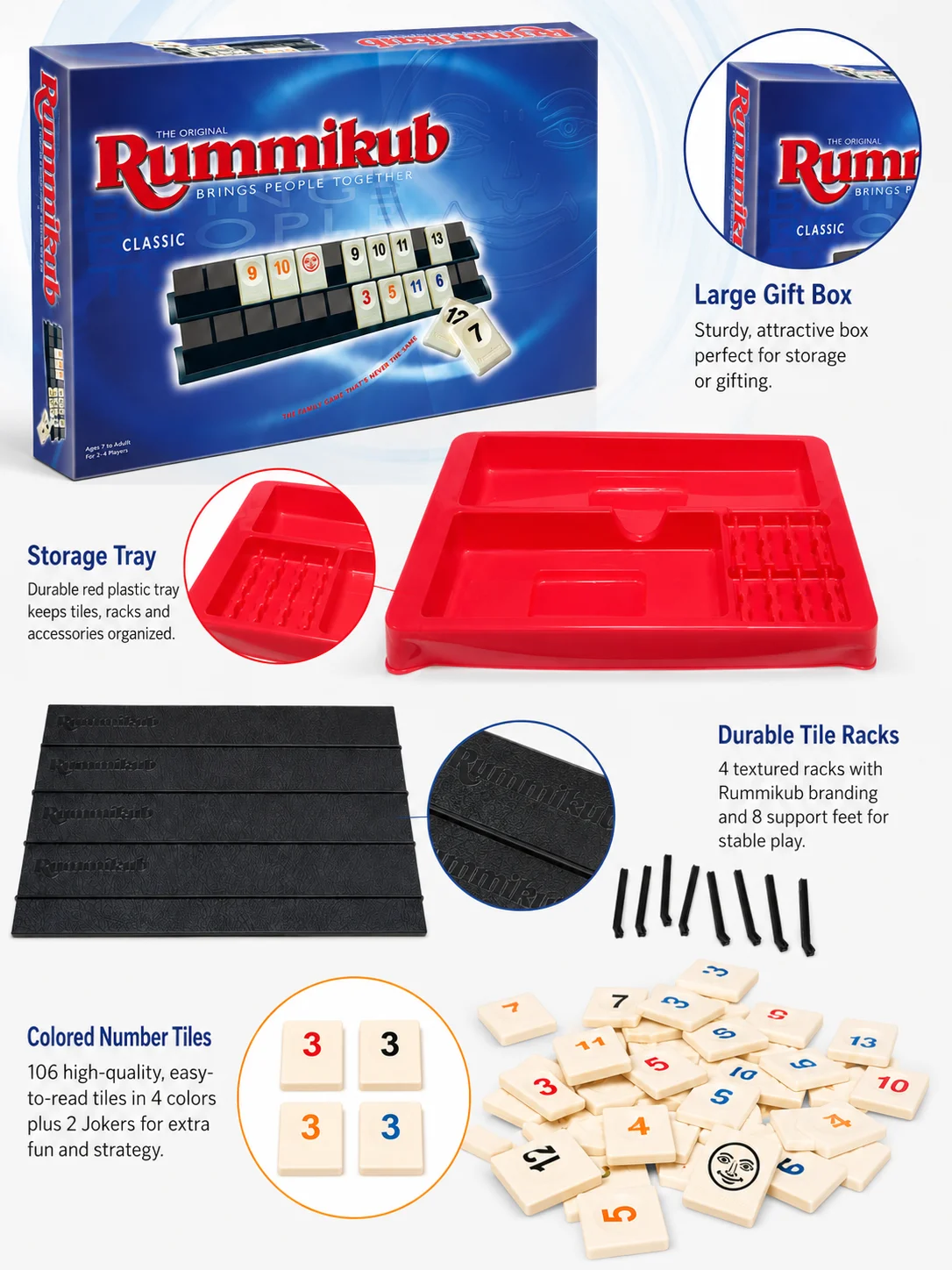 Rummikub Klasik Masa Oyunu, Ye - Board Game English For Kids incelemesi ve fiyatı
