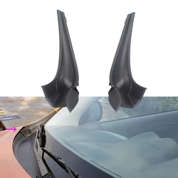 2PCS Car Front Fender 66895-1HM0A for Nissan new Sunny MARCH 2011-2020 Front Windshield Wiper Side Extension Trim Cover