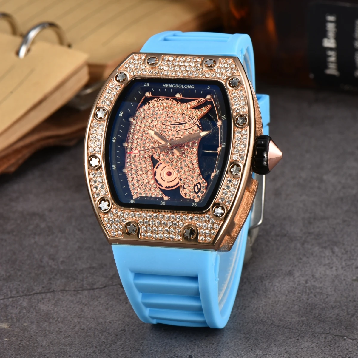 New Fashionable and Trendy Men\'s Non Mechanical Watch High Quality Hot selling Men\'s Quartz Watch