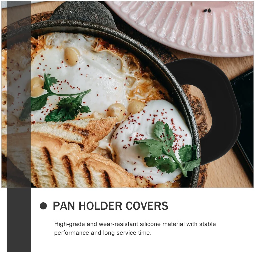 

8Pcs Heat Resistant Silicone Pot Handle Covers Non Slip Pan Holder Covers Cooking Wok Pot Grip Protectors Wok Grip Sleeves