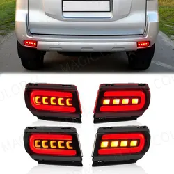 For Toyota Land Cruiser Prado 150 LC150 FJ150 GRJ150 2010 - 2020 Rear Bumper Reflector LED Car Tail Lamp Brake Turn Signal Light