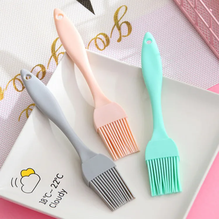 1PCS Silicone BBQ Oil Brush Cake Baking-Brush Home DIY Silicone Tools Brush Cooking Basting Brush Silicon Kitchen Barbecue-Brush