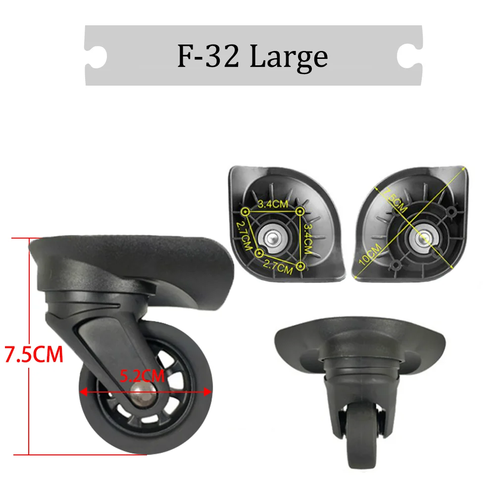 Suitable For Benlun F-32 Luggage Universal wheel Running wheel Universal Wheel Samsonite Travel Luggage Accessories Wheels