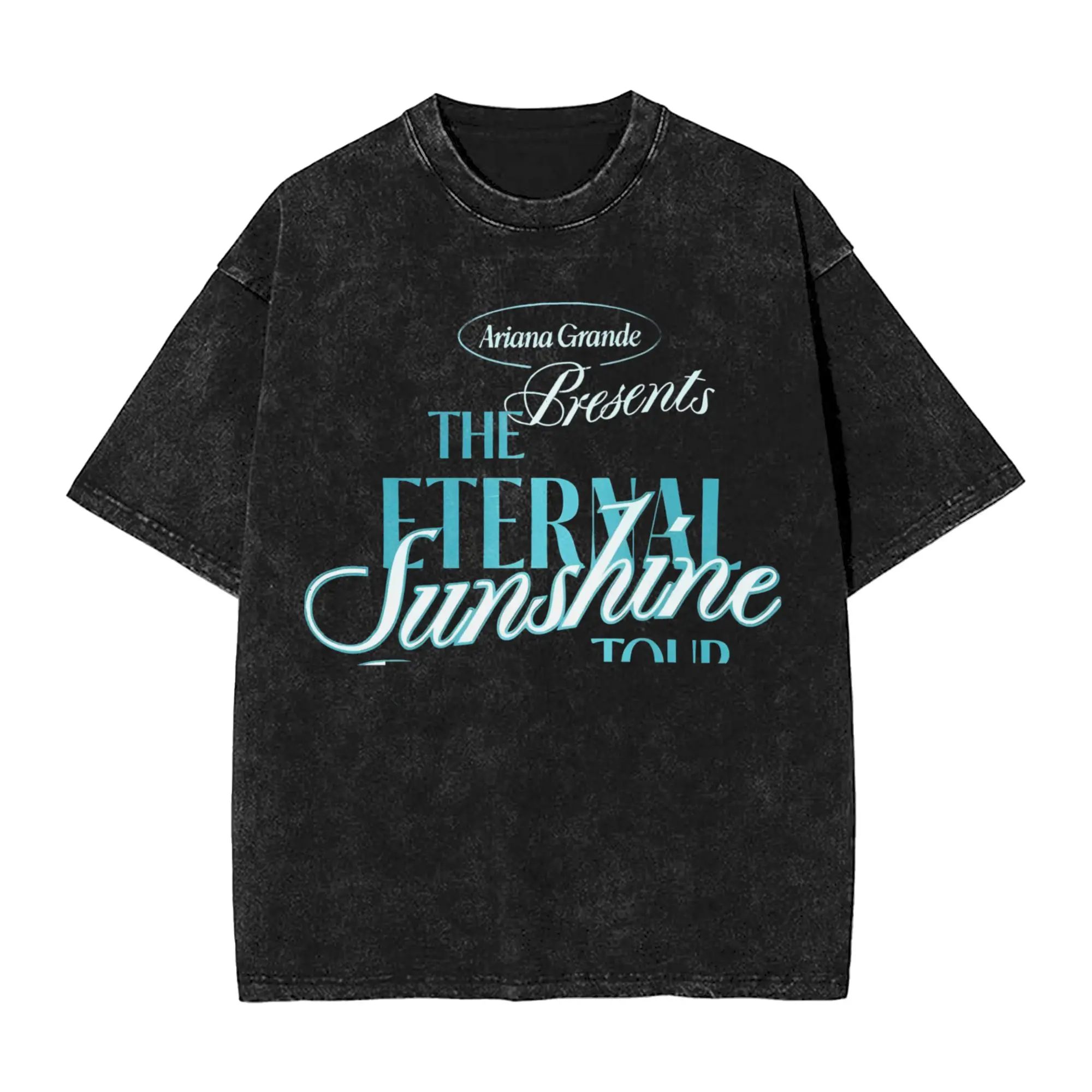 Harajuku Washed Shirts The Eternal Sunshine Tour arianas grandes Accessories Fashion T-Shirts High Street  Streetwear