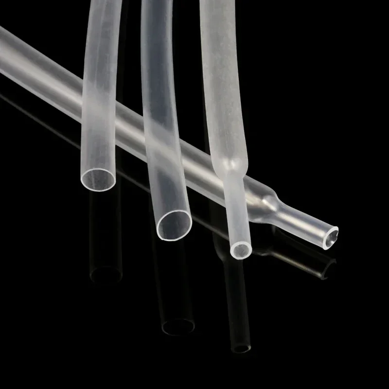 1M Clear 2:1 PE Heat Shrink Tubeing Dia 0.6 0.8 1 1.5 2 2.5 3 3.5 4 4.5 5.5 6 8 10mm 2:1 Shrink Ratio Insulated Wire Shrink wrap