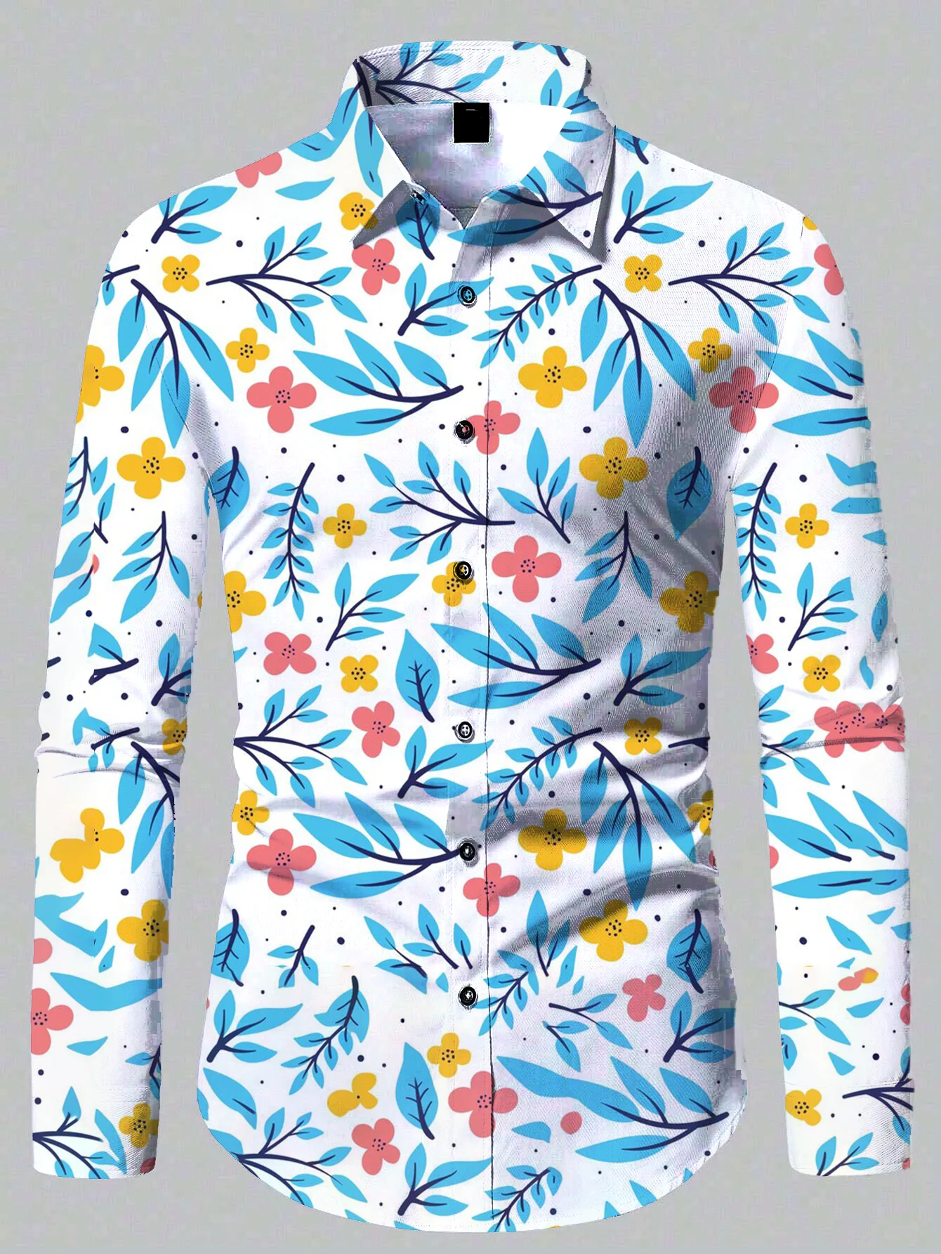 

Comfortable High Quality 3d Printed Floral Pattern Shirt Beach Sun Casual Slim Fit Fashion Mens Shirt Fashion Long Sleeve Shirt