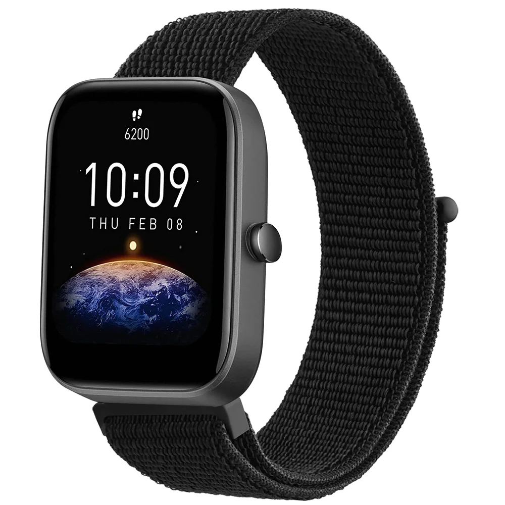 Loop Band For Amazfit GTS 4/3/2/2e Mini/GTR 4/3/Pro/GTR2/47mm/stratos Nylon 20mm/22mm Watch Bracelet Amazfit bip-U-S-lite strap