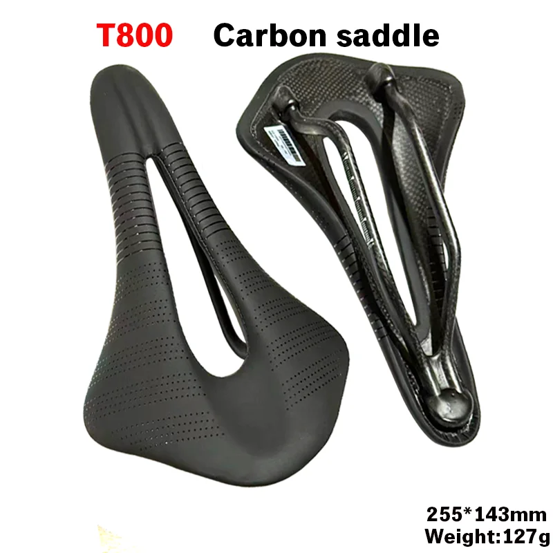 

Same carbon fiber road mountain bike saddle from San Marco, 255-143mm black professional riding cushion