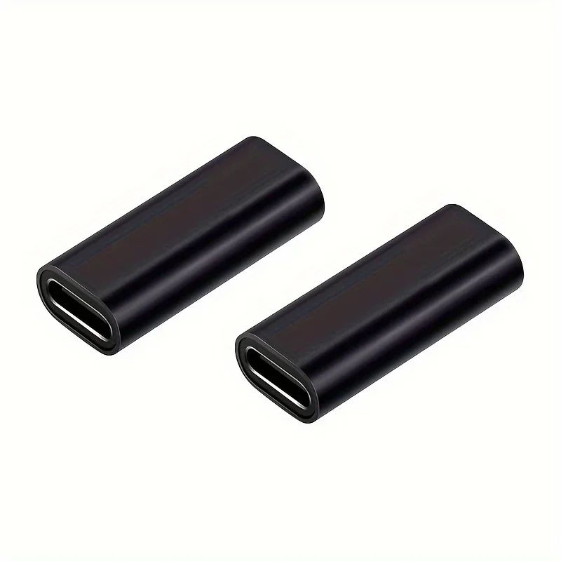 USB-C Female To Female TYPE-C Connector High Speed Convert Extension Coupler Converte, Black Color