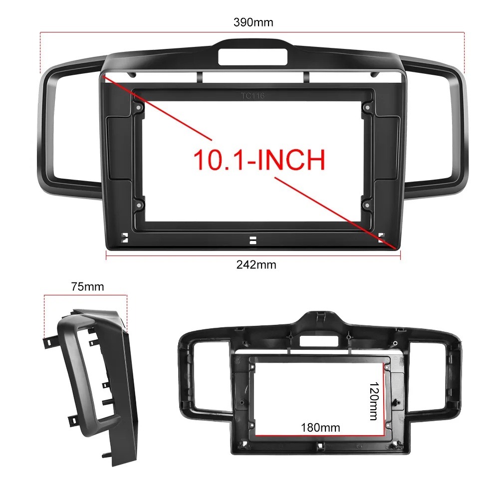 Radio Multimedia con GPS para coche, reproductor de vídeo con Android, pantalla táctil, estéreo, 4G, para Honda Freed 2008-2016