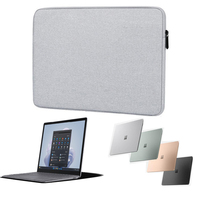 for Microsoft Surface Laptop 7 6 5 4 Studio 2 Go 3 Bag Waterproof Canvas Sleeve Notebook Carry Handbag Anti-Drop Case Zip Pouch