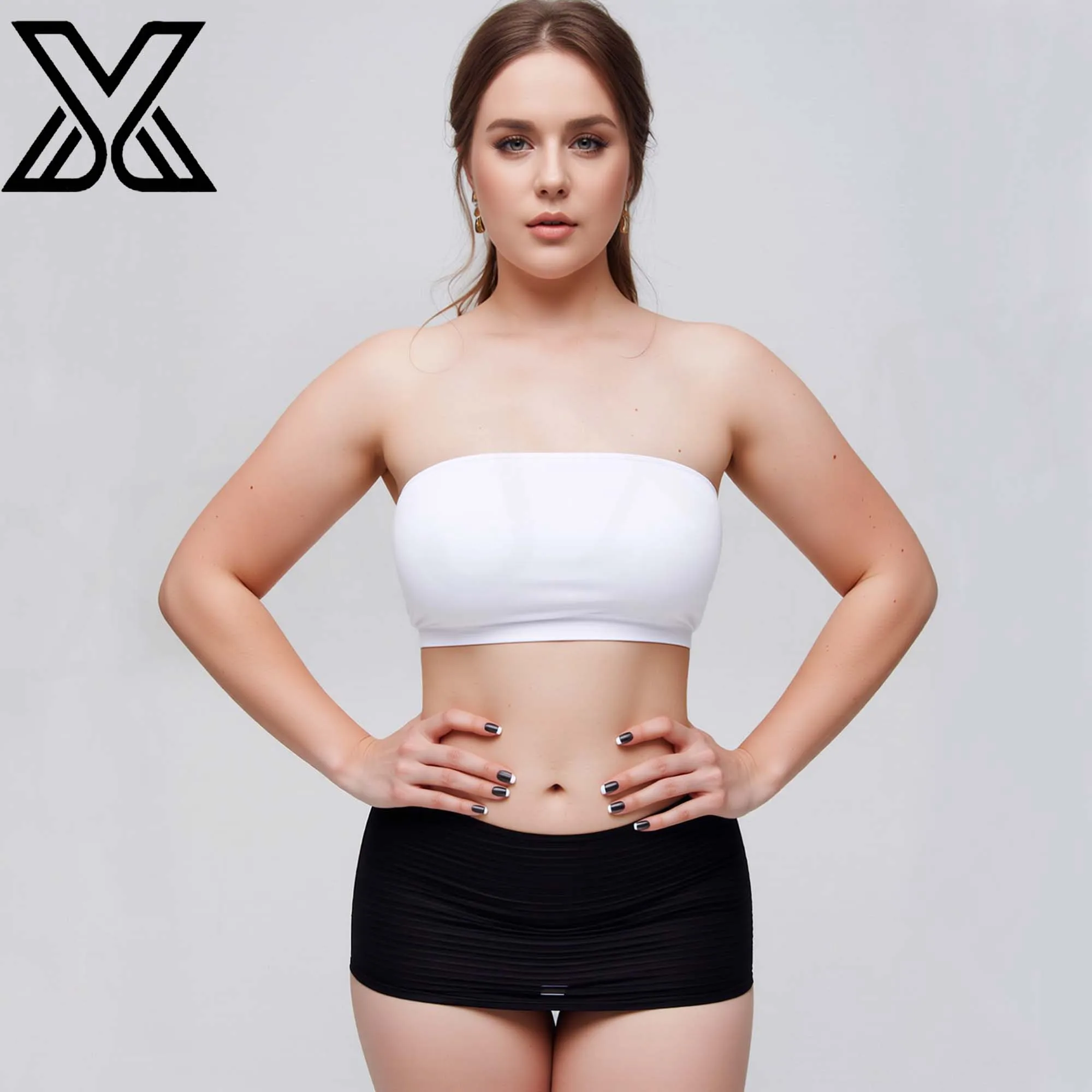 Sexy Thin Stripe Mini Skirt Butt Covering Japanese Style Swimwear Short Fun Pleasure Skirt for Women