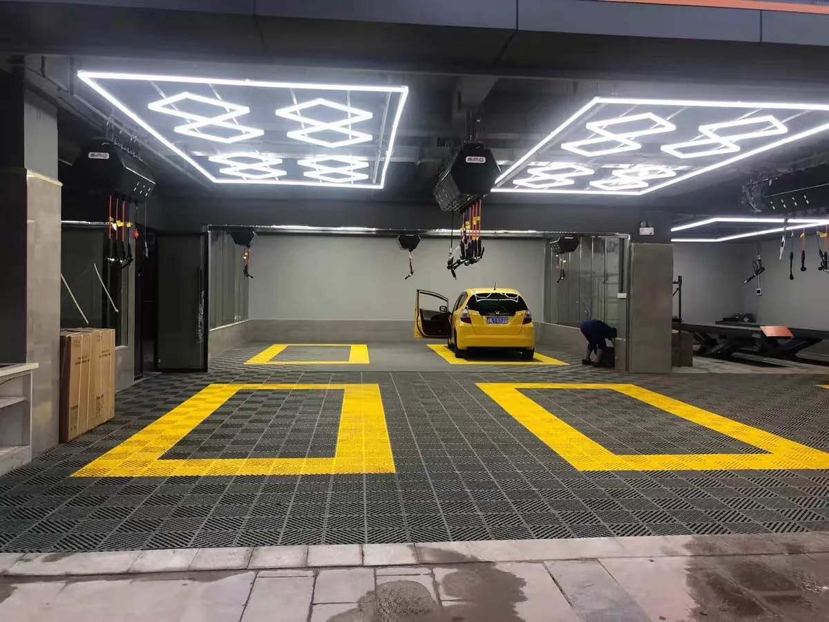 Best Selling Diamond Shape Super Bright LED Ceiling Lights Car Detailing Light 2433mm*4840mm