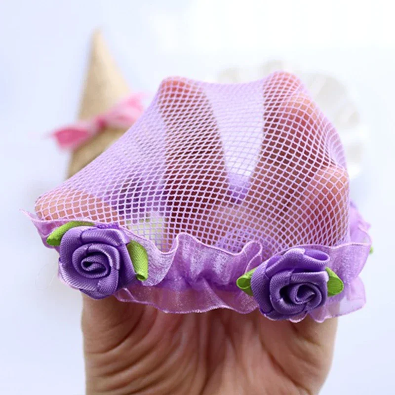 Cute Flower Girls 1PC Bun Hair Nets Adjustable Kids 5 Colors Ballet Dance Grade Examination Elastic Hair-net Hot Sale