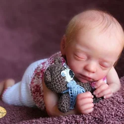 15inches Bebe Reborn Kit Blessing Sleeping Newborn Baby DIY Unpainted Reborn Blank Doll Parts Muñecas Kit Reborn кукла реборн