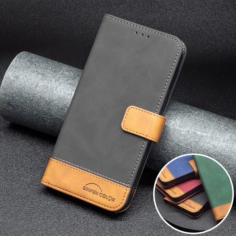 Note 11Pro Magnetic Hasp Wallet Phone Cover For Xiaomi Redmi Note 11 11S 11E Pro 11Pro Note11 5G Leather Case Matte Skin Feel