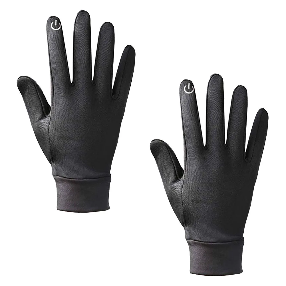 1 Pair Touch Screen Winter Gloves Warm Outdoor Cycling Riding Gloves For Cold Weather Windproof Thermal Hand Protection