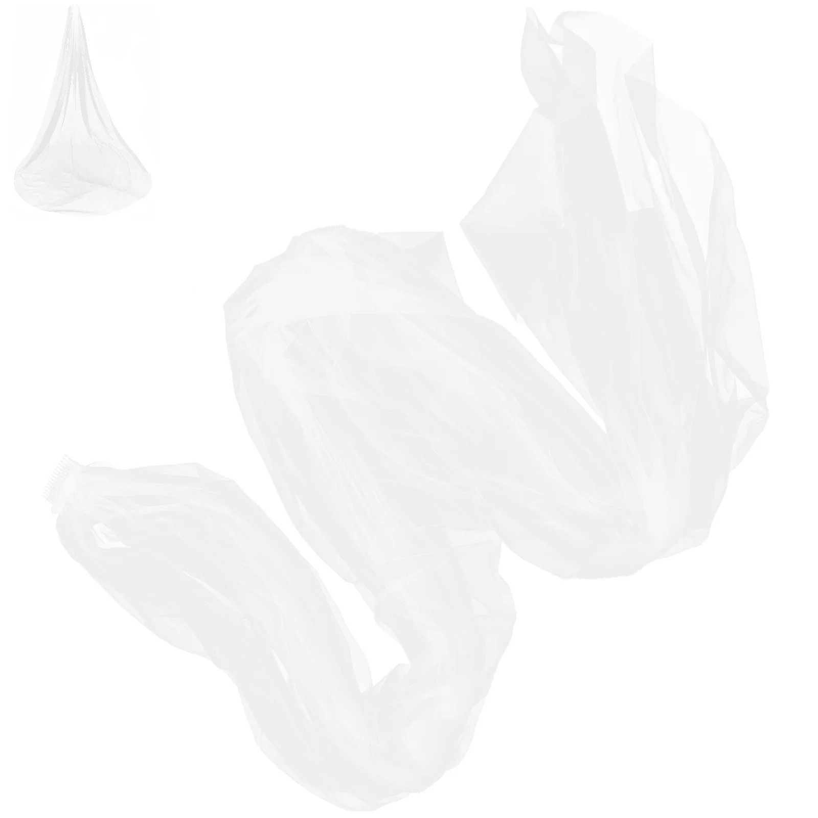 

Cathedral Length Wedding Veil Luxury Bridal Veil Elegant White Trailing Accessory for Brides Veils for Women Wedding