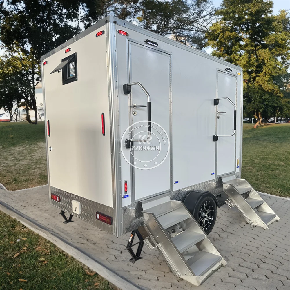 2024 Mobile Bathroom Luxury Bathroom Trailer For Sale Toilet Trailer Vip Luxury Portable Restrooms