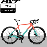 BXT 700C/27.5er Carbon Gravel Bike Fully Hidden Cable Carbon Gravel Bicycle Frame use R7000 Cassettes 11-28T