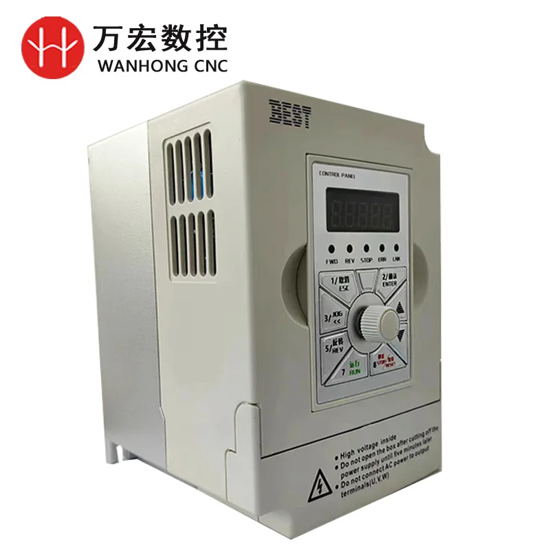 Гравировальный станок, лучший инвертор VFD 1,5 кВт, 2,2 кВт, 5,5 кВт, 7,5 кВт, привод с переменной частотой для управления скоростью двигателя шпинделя