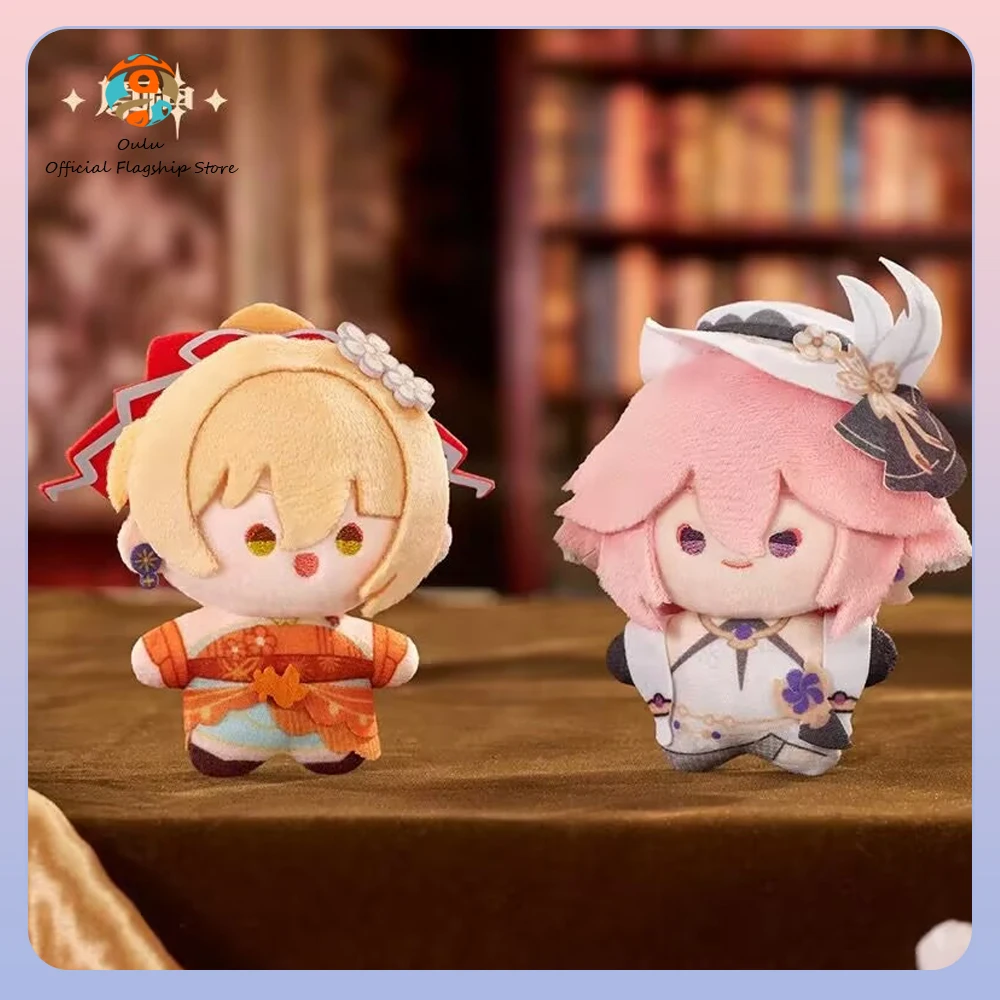 

New Genuine Genshin Impact Brilliant Night Banquet Chibi Blind Box Ornament Gift Genshin Impact Keyring Keychain Mystery Box