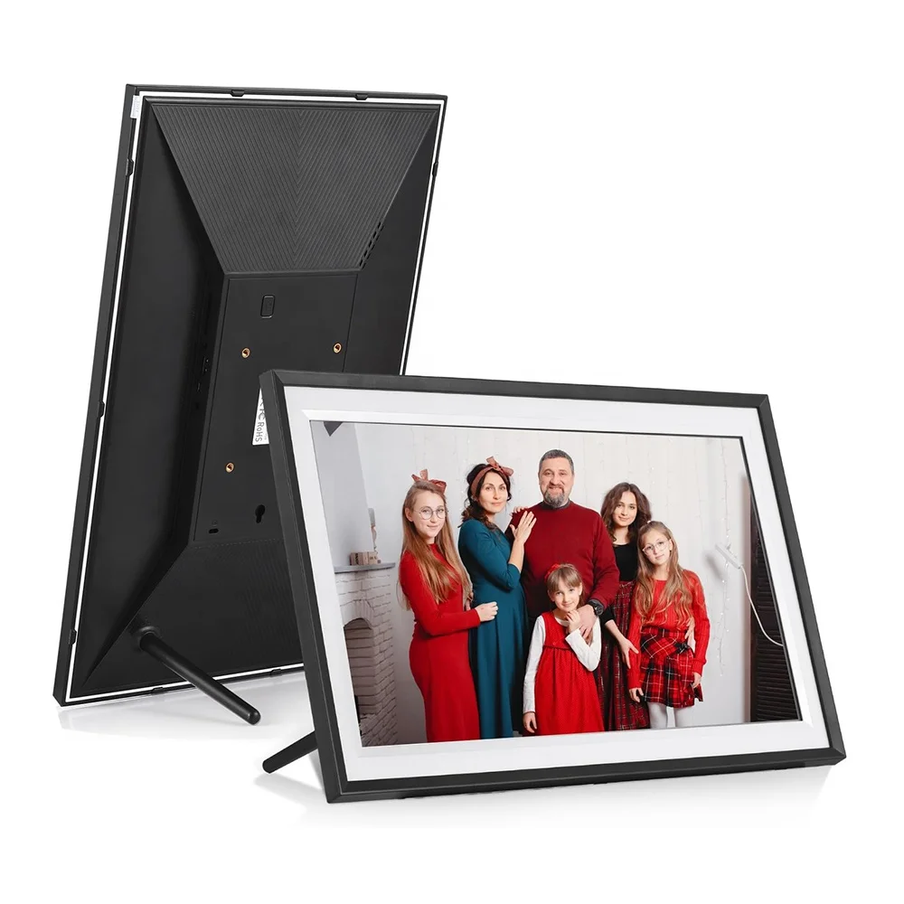 Digital Picture Frame - 15.6 Inch WiFi Large Digital Photo Frame with 32GB, Easy Setup to Upload Photos/Videos via Free App