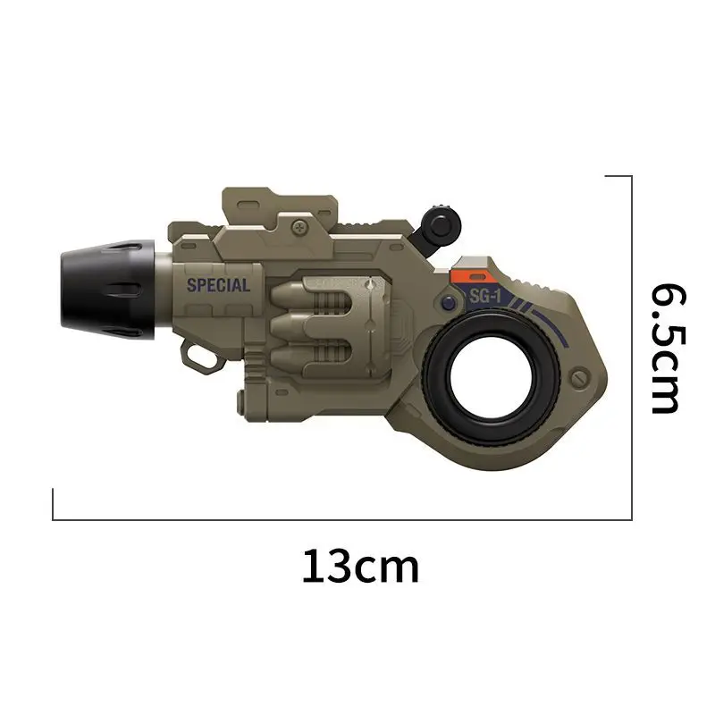 ปืนของเล่นแบบหมุนได้ขนาดเล็กพกพาสำหรับกิจกรรมกลางแจ้ง รุ่น EDC ยิงลูกกระสุนนิ่ม