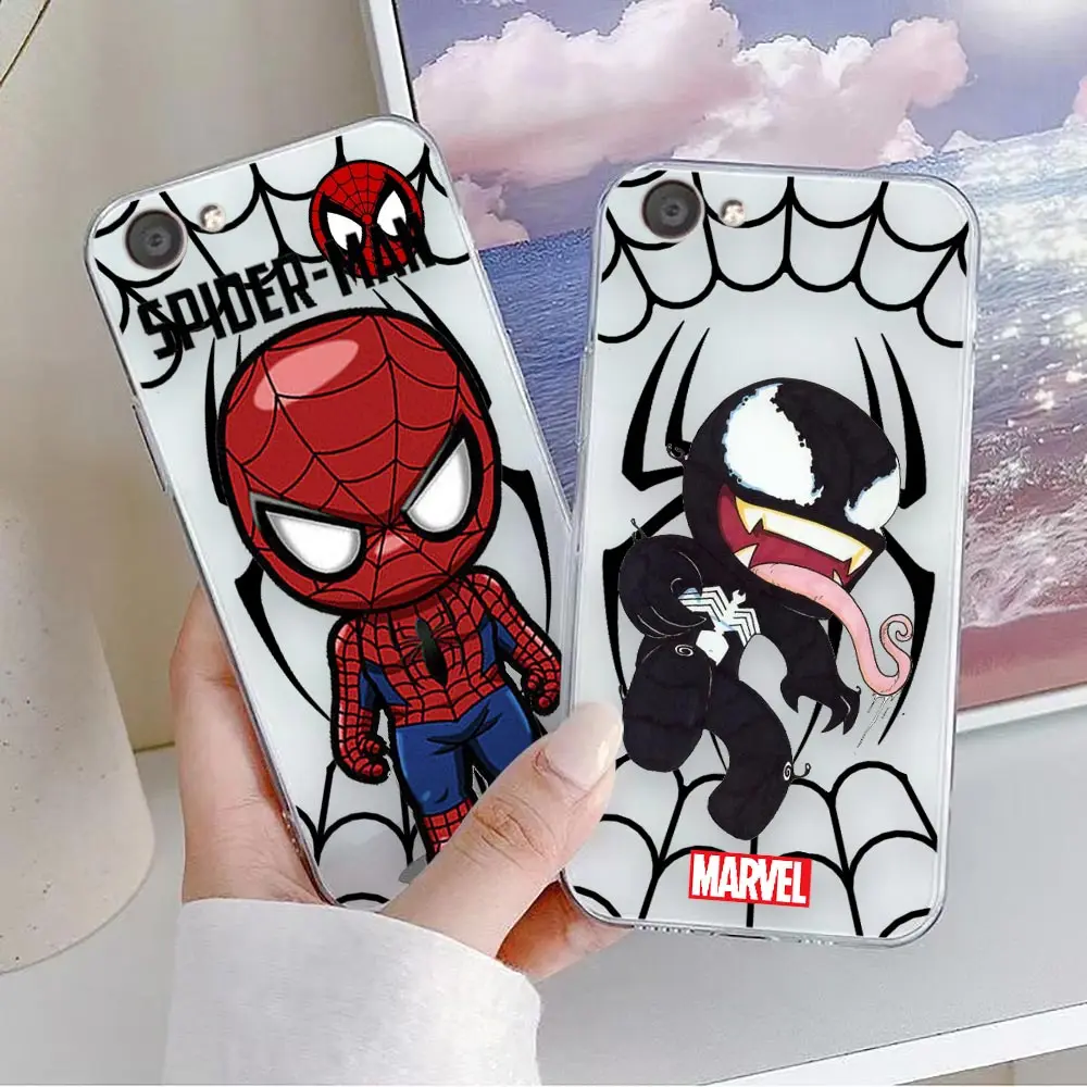 Clear Phone Case For VIVO Y32 Y33S Y50 Y51S Y52S Y53S Y55S Y66 Y77 Y95 Y97 5G 4G Case Funda Shell Marvel Avengers Anime Cartoon