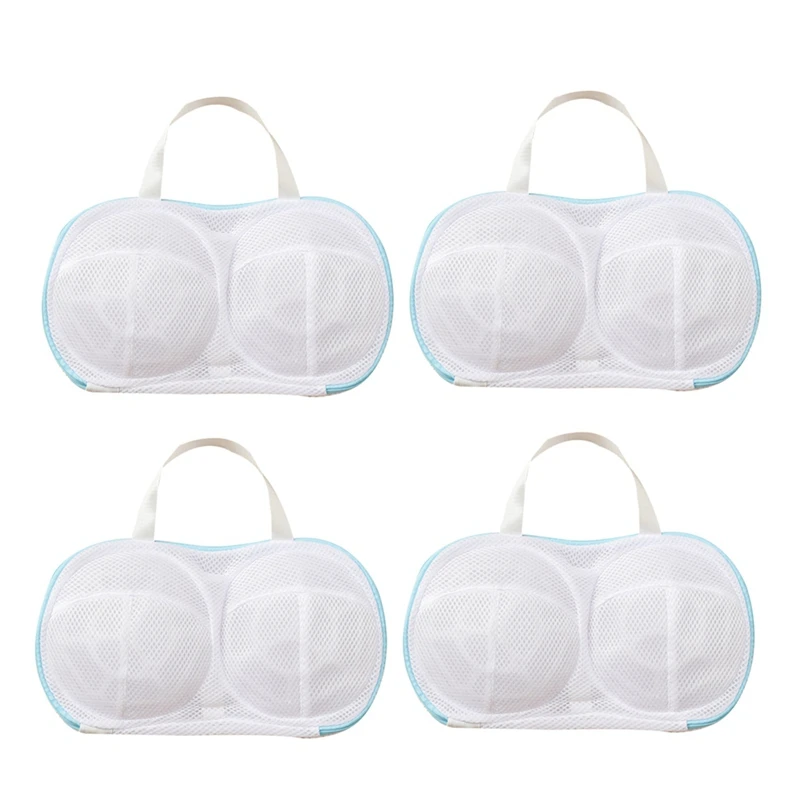 4Pcs Bra Washing Bags,Bra Wash Bags,Underwear Brassiere Washing Bags, Bra Laundry Bag Exclusive Underwear Washing Bags