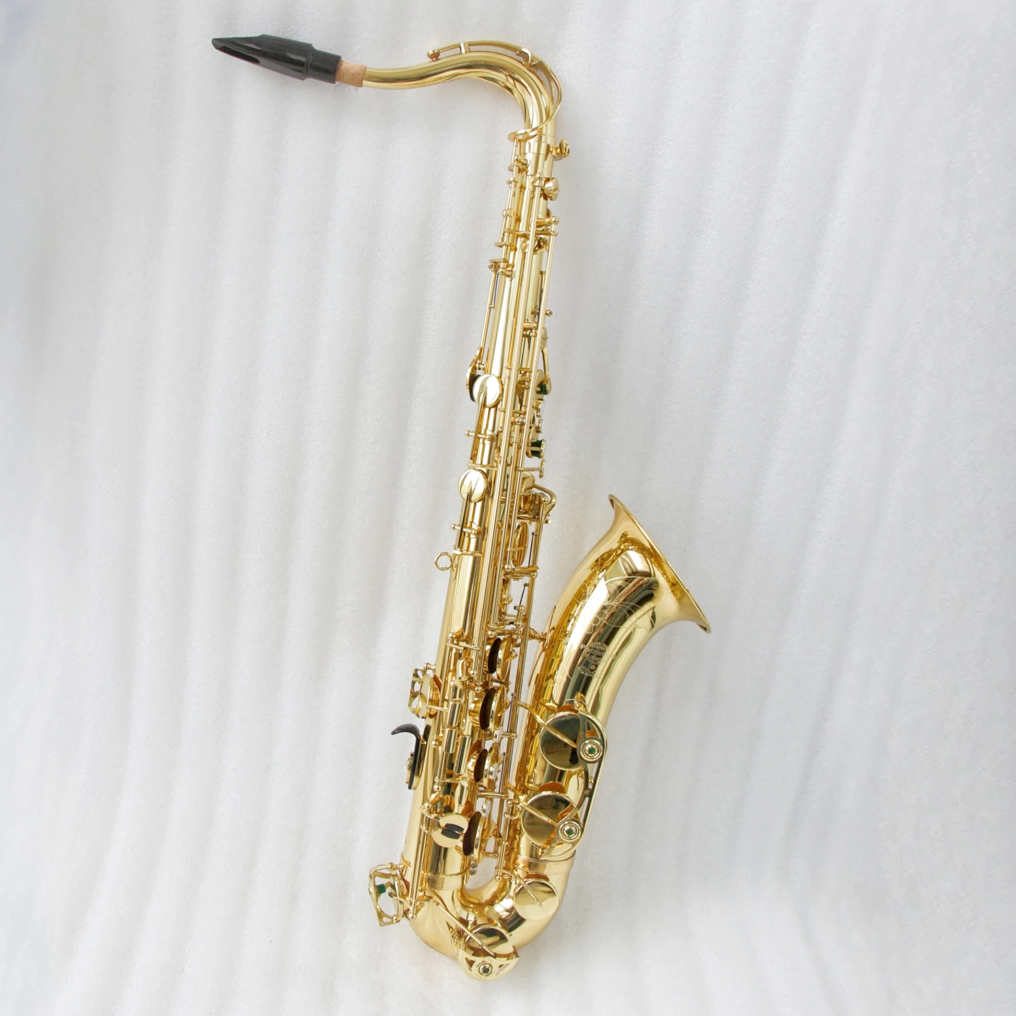 High-Performance Professional Adjustable Tenor Saxophone with Gold Lacquer Finish Bb Tone Wind Instrument for Performance