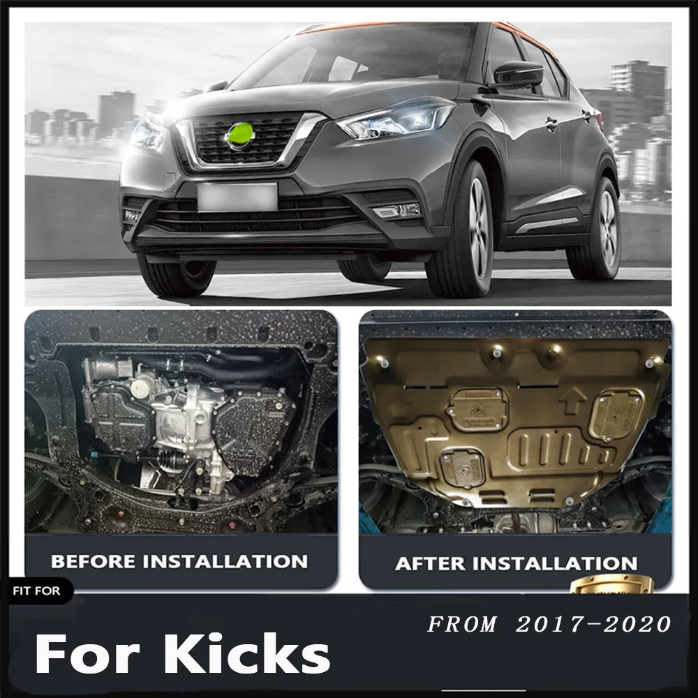 

1pcs for Nissan Kicks Engine Splash Guards Shield Mud Flaps Fender 2017 2018 2019 2020 Skid Plate Fender