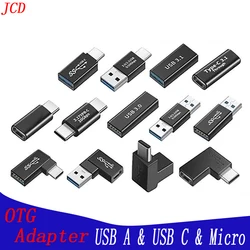 Universal OTG Type C Adapter USB C Male to Micro USB Female USB-C Converter for Macbook Samsung Note 20 Ultral Huawei Connector