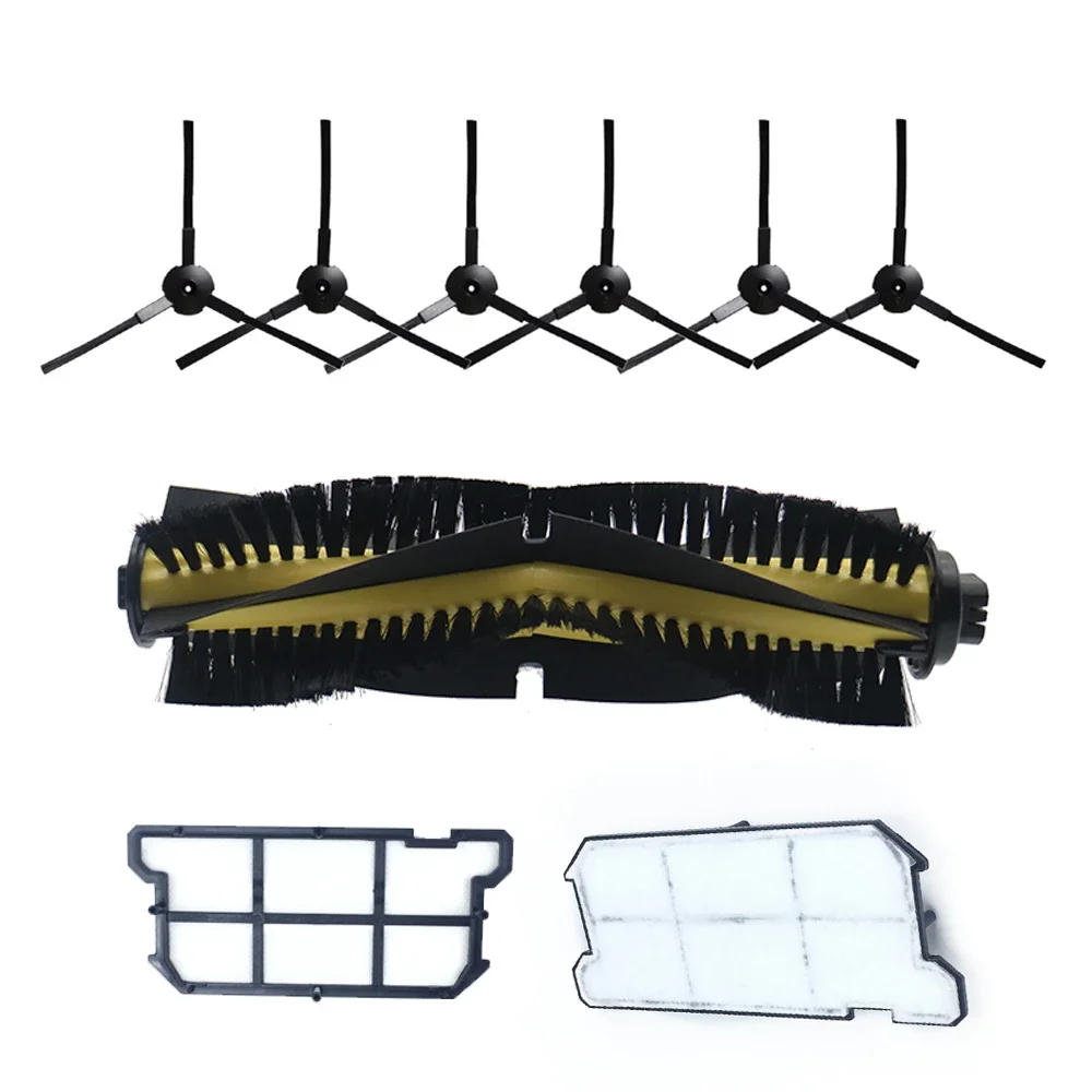 Escova principal + escova lateral + filtro hepa, para ilife v7s v7 v7s pro, robô aspirador de pó, kit de peças para chuwi ilife v7s pro