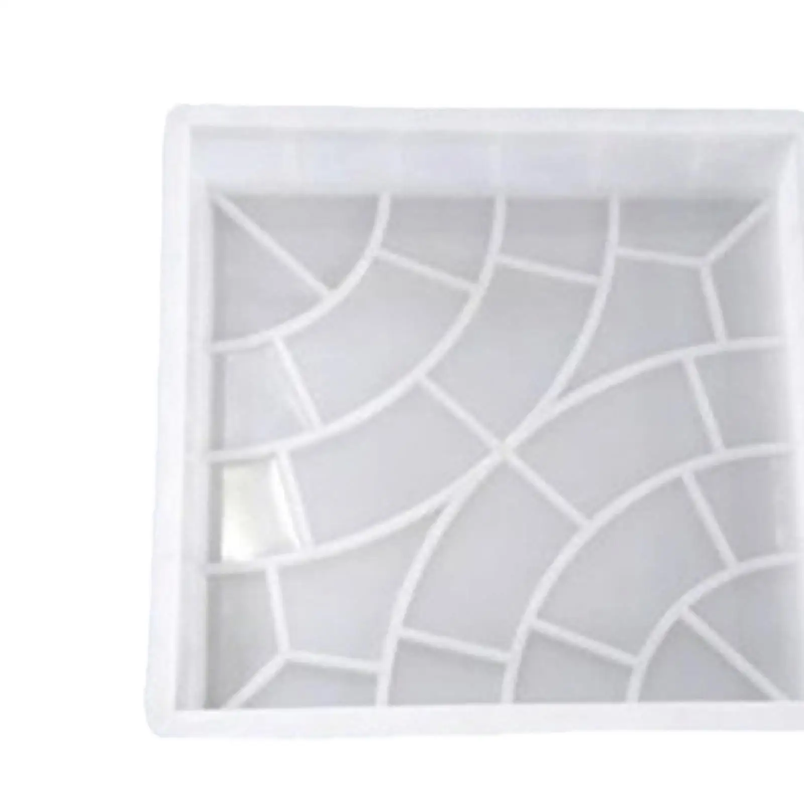 Concrete Brick Mould DIY Pathway Maker Square Plastic Stepping Stone Form for Garden Landscaping Decoration