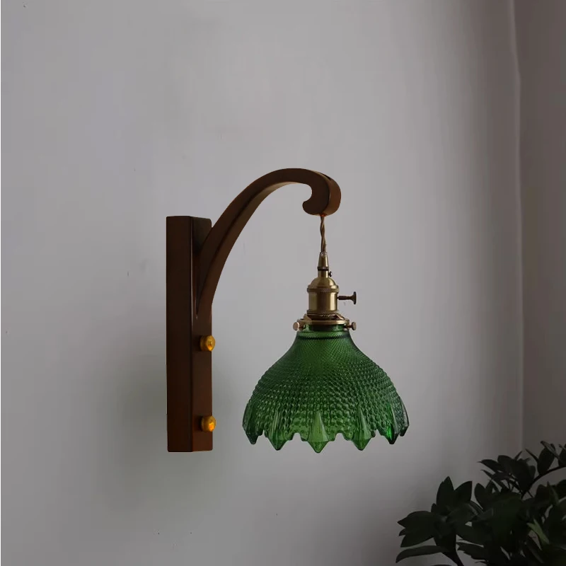 LED Wall Lamp Nordic Bedside Iron Wood Wall Lights Practical Adjustable Reading Study Lighting New Home Decors Sconces