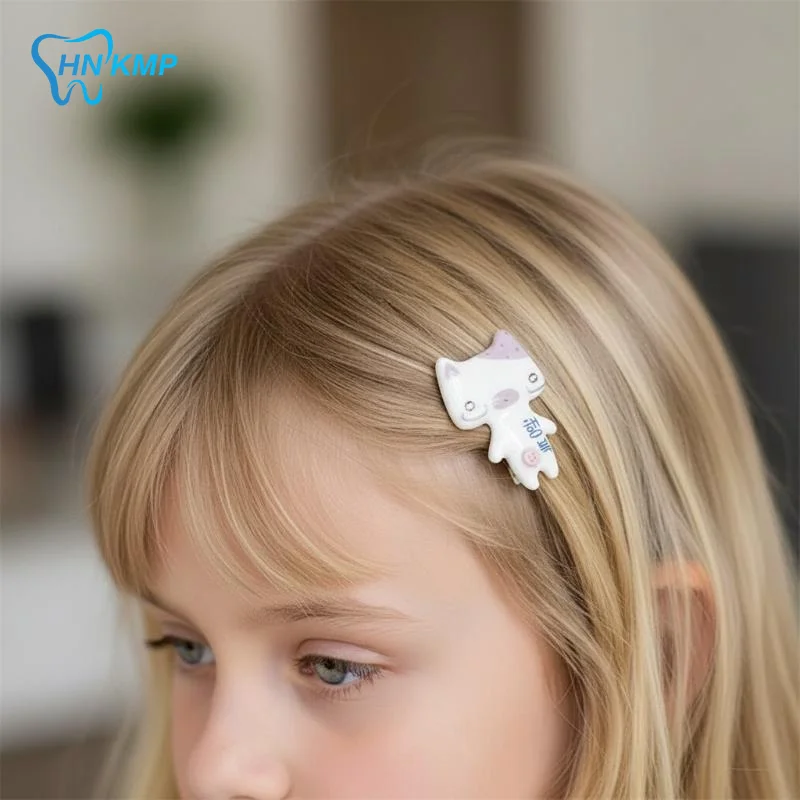Y2K Cute Cat Hair Clips Cartoon Polka Dot Button Hair Accessories for Teens Cosplay and Events