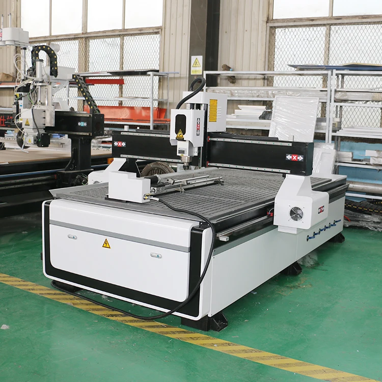 4 Axis 1325 3d Cnc Router 1300*2500mm Vacuum Table Woodworking Nesting Cnc Router Machine