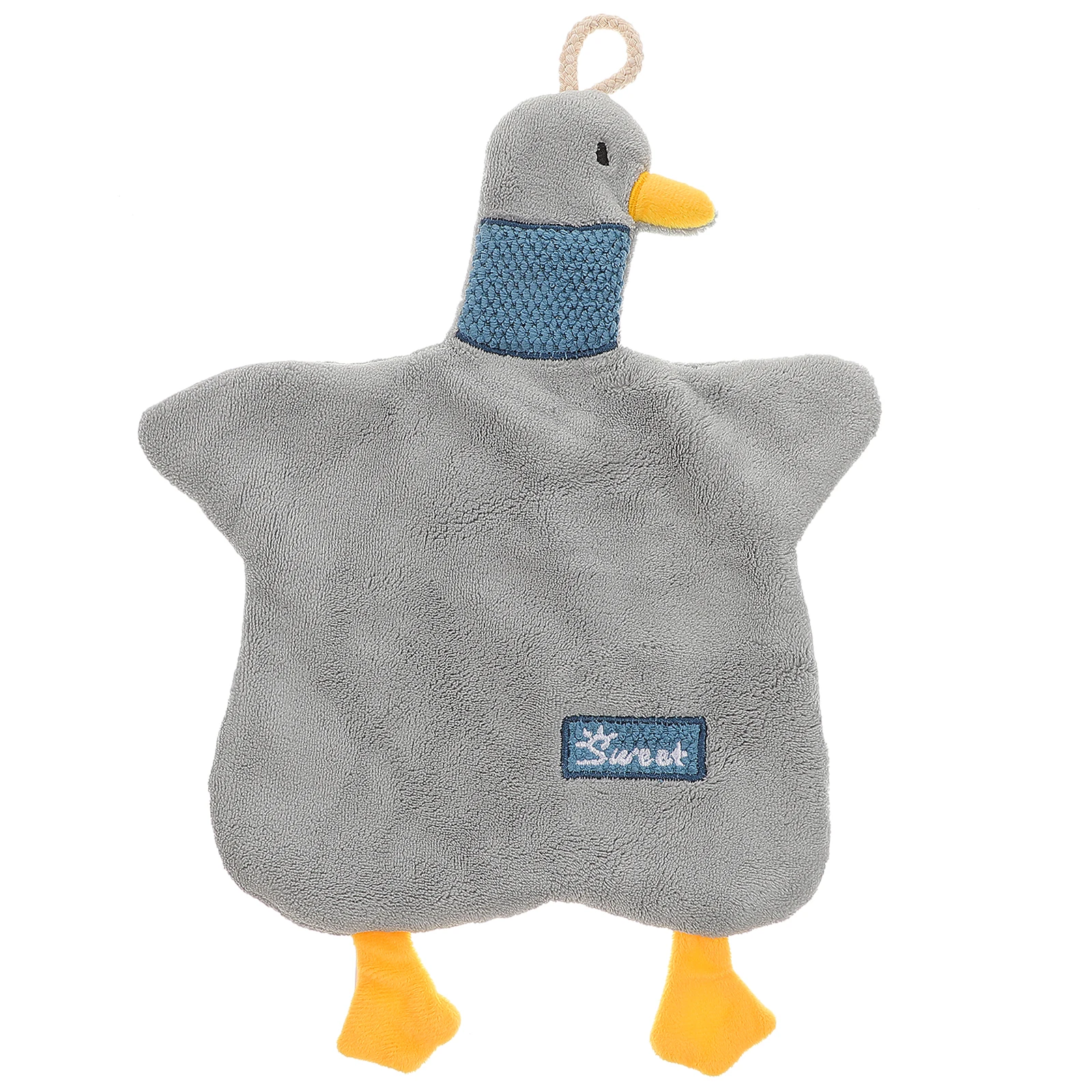 

Coral Fleece Towel Lovely Kitchen Bathroom Decor Coral Fleece H Towel Grey Hanging Soft Moisture Absorbent