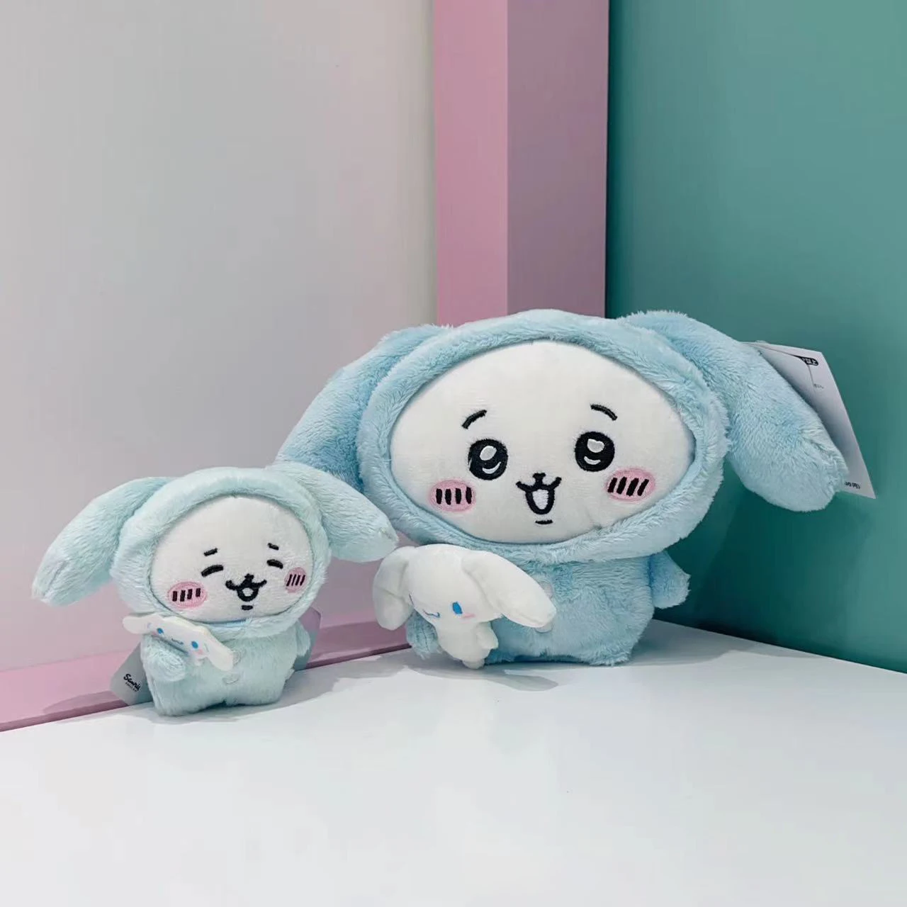 20 cm Ins Nuovo Chiikawa Cosplay Peluche Bambola Giocattoli Simpatico Cartone Animato Hachiware Usagi Peluche Cuscino Bambola Dormire Ragazza Regalo di Festa Giocattoli