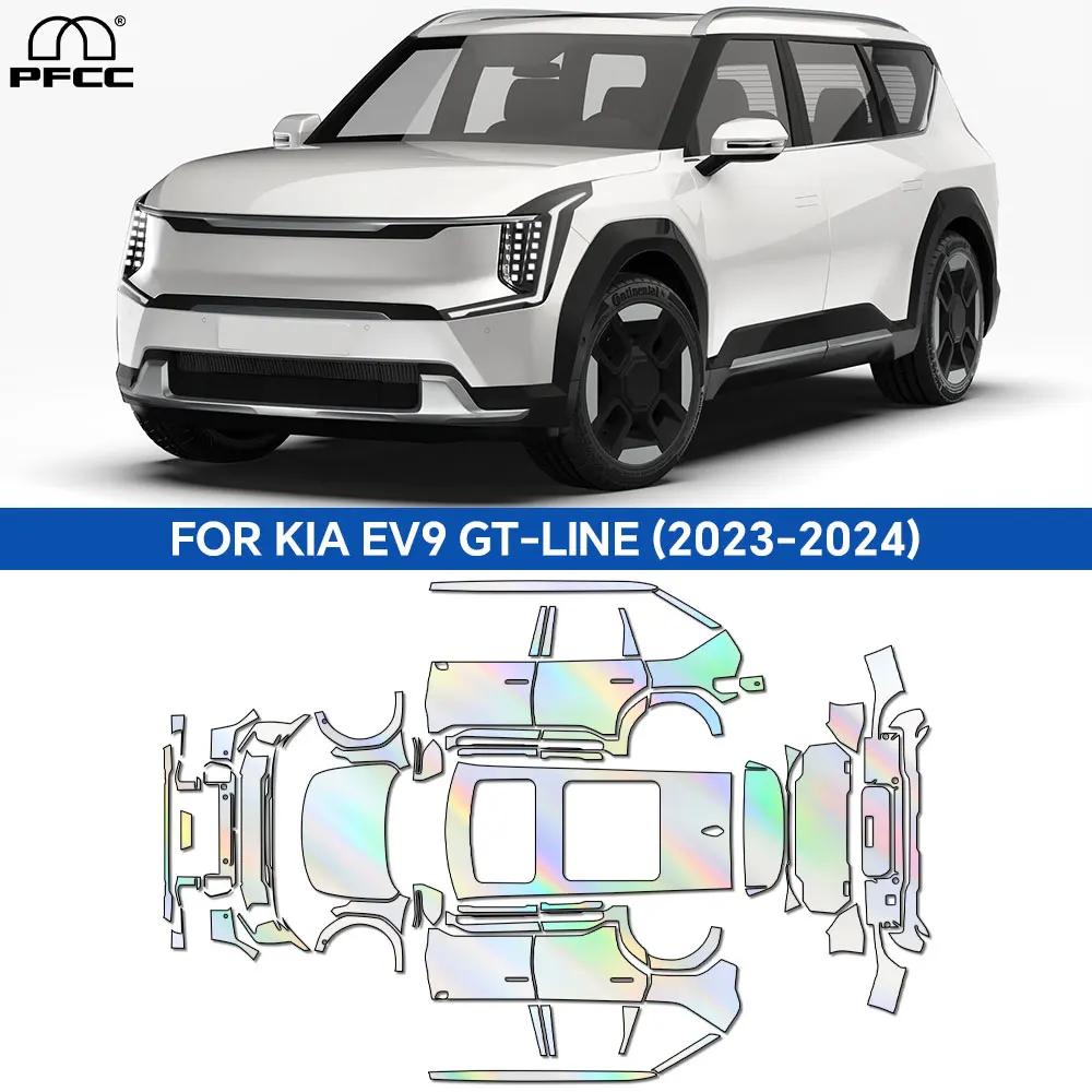 

For KIA EV9 GT-Line 2023 2024 TPU Paint Protection Film Car Body Sticker Anti-scratch Protective Transparent Accessories