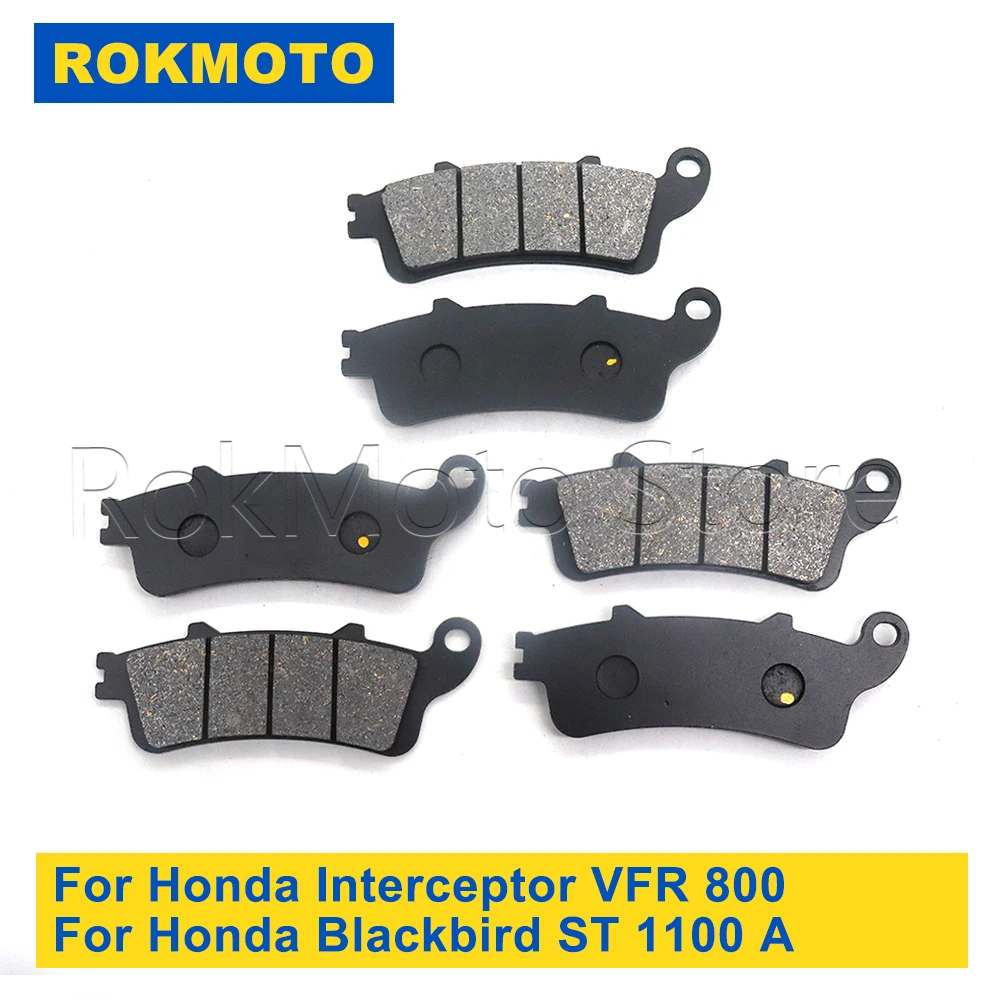 ホンダ-cbr1100xx-ブラックバード-vfr800-vfr-800-インターセプター-gl1800-ゴールドウィング-st1100-バイクアクセサリー-フロント-リア-ブレーキパッド
