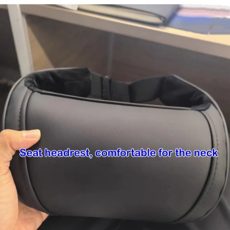 Neck support cushion for seats, suitable for the leather headrests of Tesla Model vehicles / car seat headrest accessories