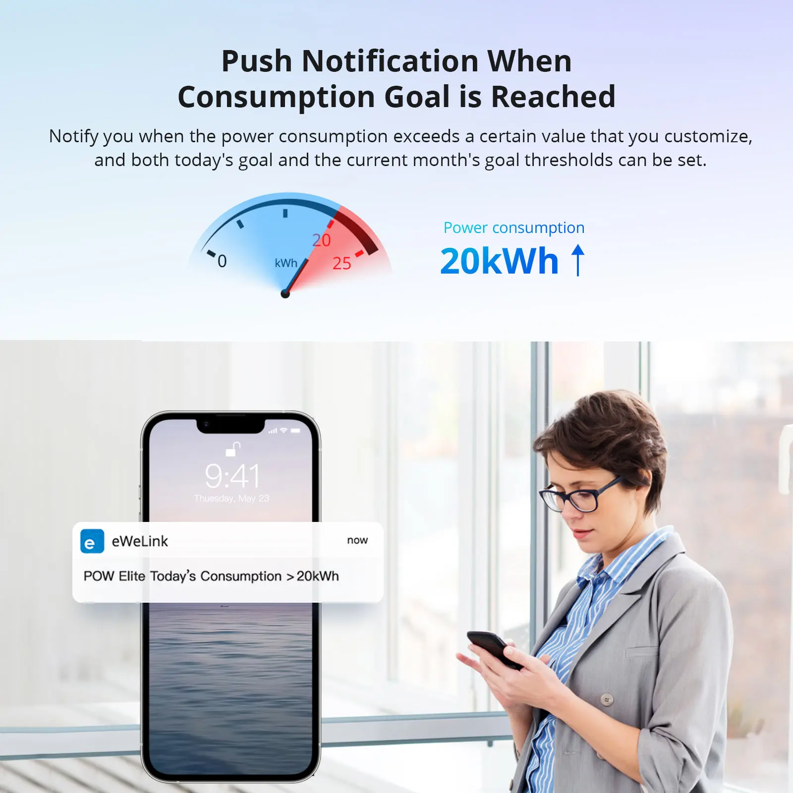 SONOFF POW Origin 16A Smart Power Meter Switch Overload Protector Relay Device Breaker Energy Monitoring  for Alexa Google Home