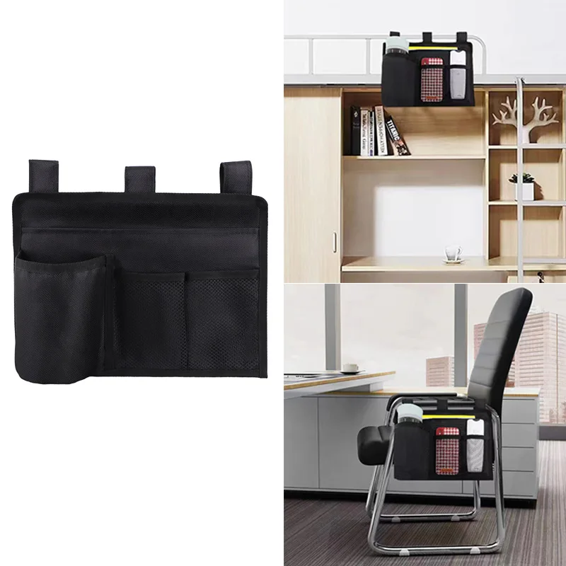 Bolsa de almacenamiento para mesita de noche, bolsa colgante con múltiples bolsillos, organizador de accesorios para cama, dispositivo de tela Oxford para litera de dormitorio, libro de Hospital