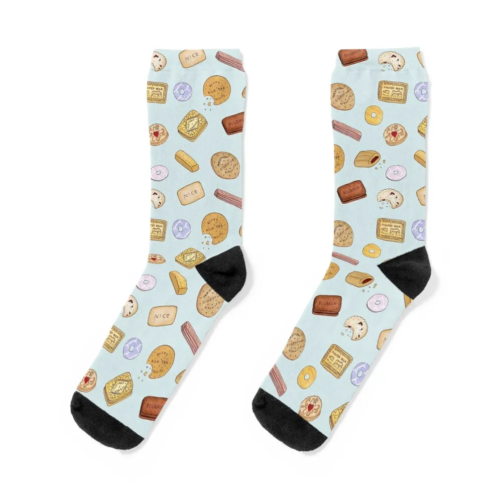 

british biscuits Socks sports stockings Non-slip Luxury Woman Socks Men's
